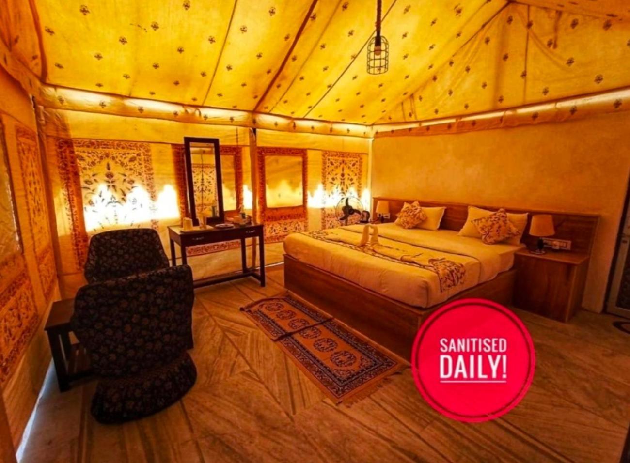The Saffron Desert Camp Jaisalmer Dış mekan fotoğraf