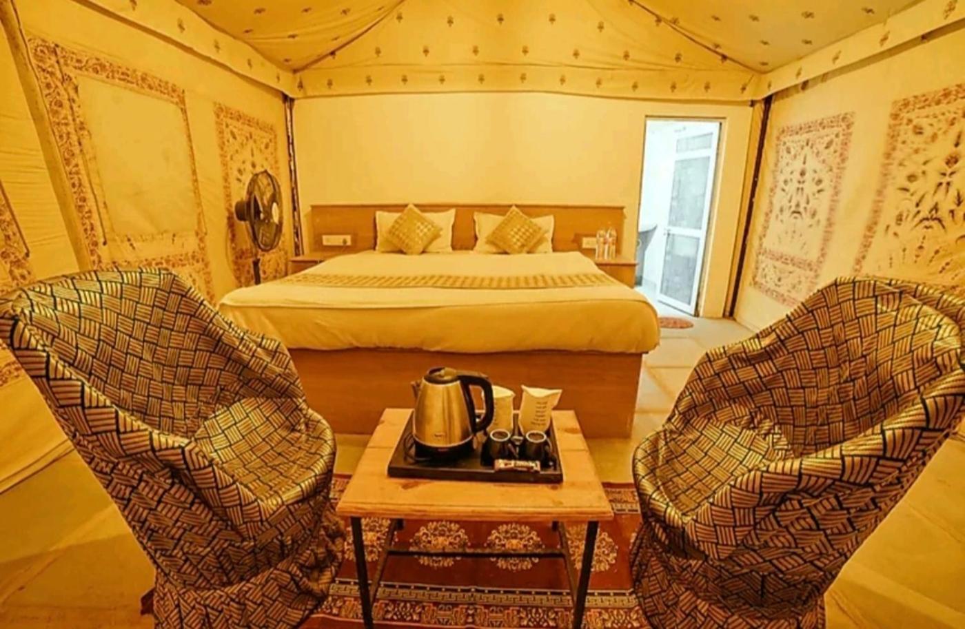 The Saffron Desert Camp Jaisalmer Dış mekan fotoğraf